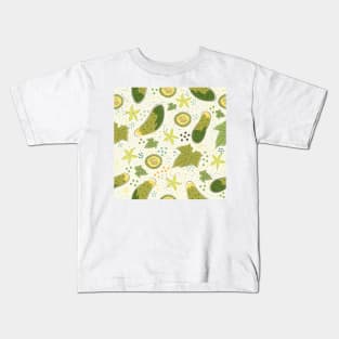 Cucumbers Pattern Kids T-Shirt